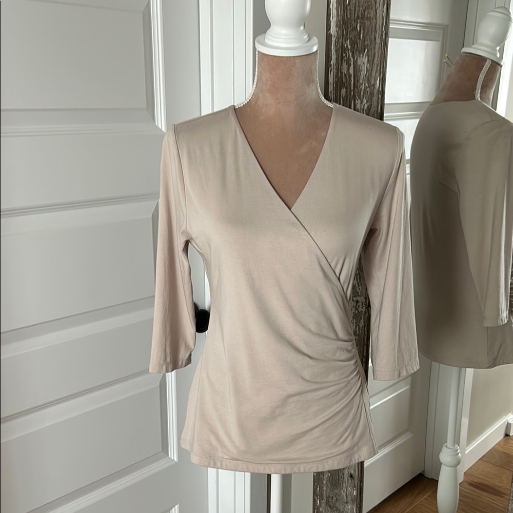 Soft Surroundings Wrap Top